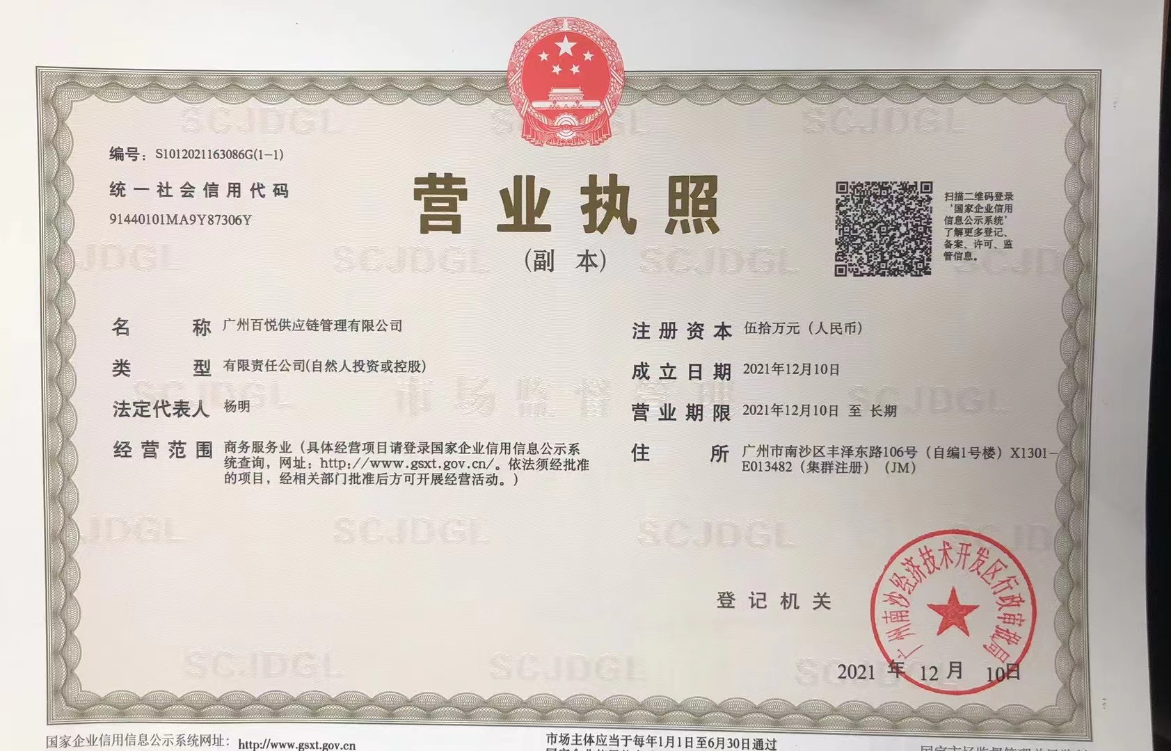 Business License